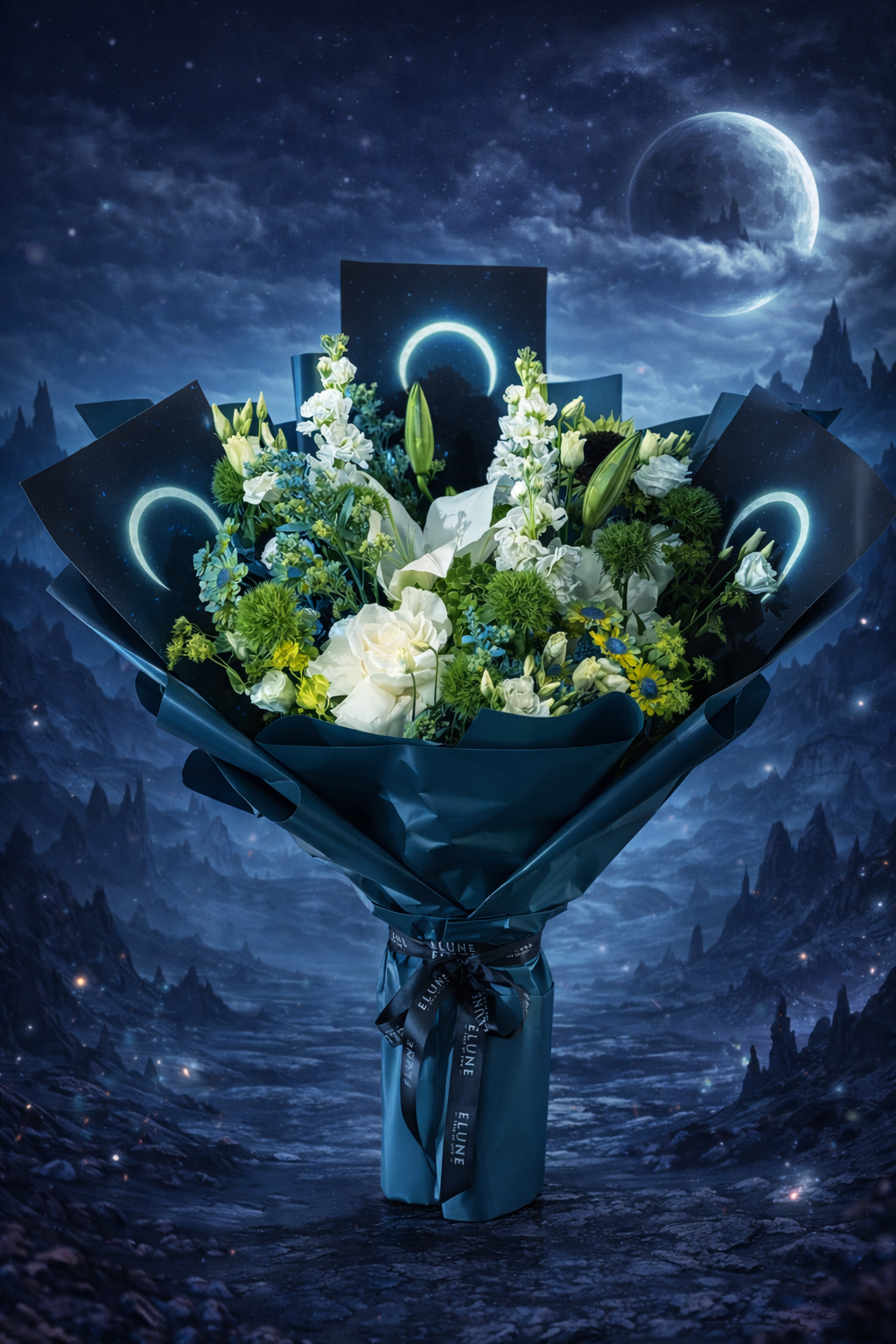 Azure Moon – Signature Bouquet by Elune