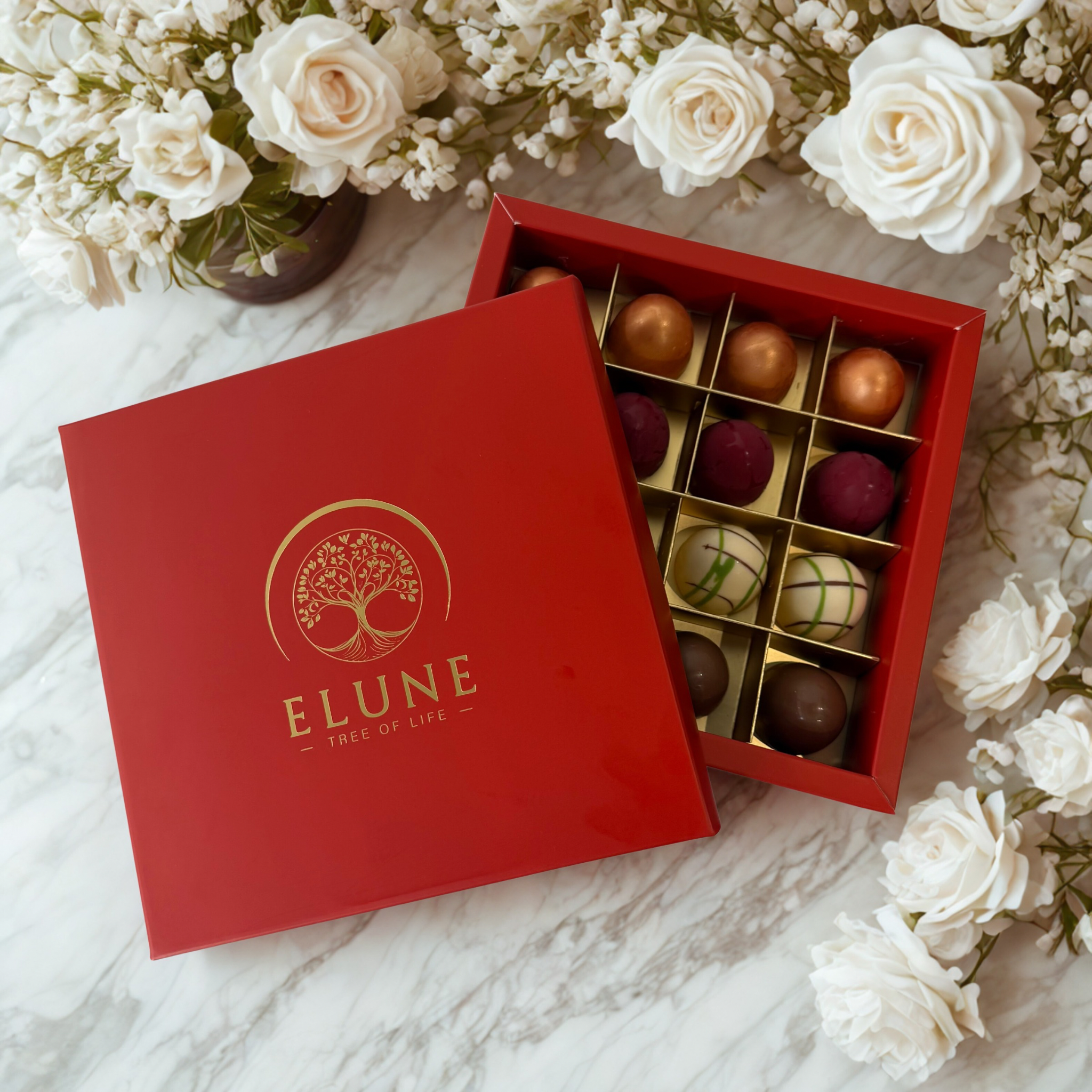Luxury Chocolate Box By Elune - 16 Pieces