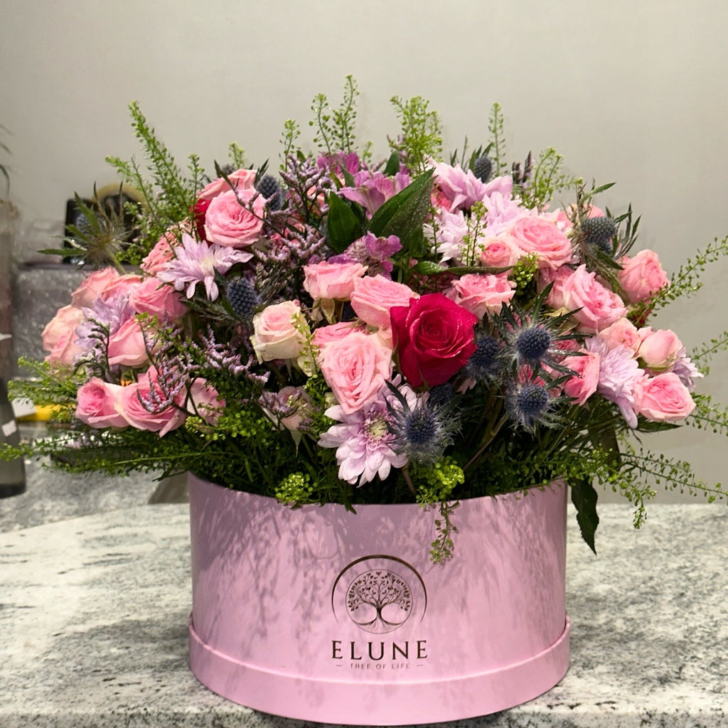 Floral Round Box