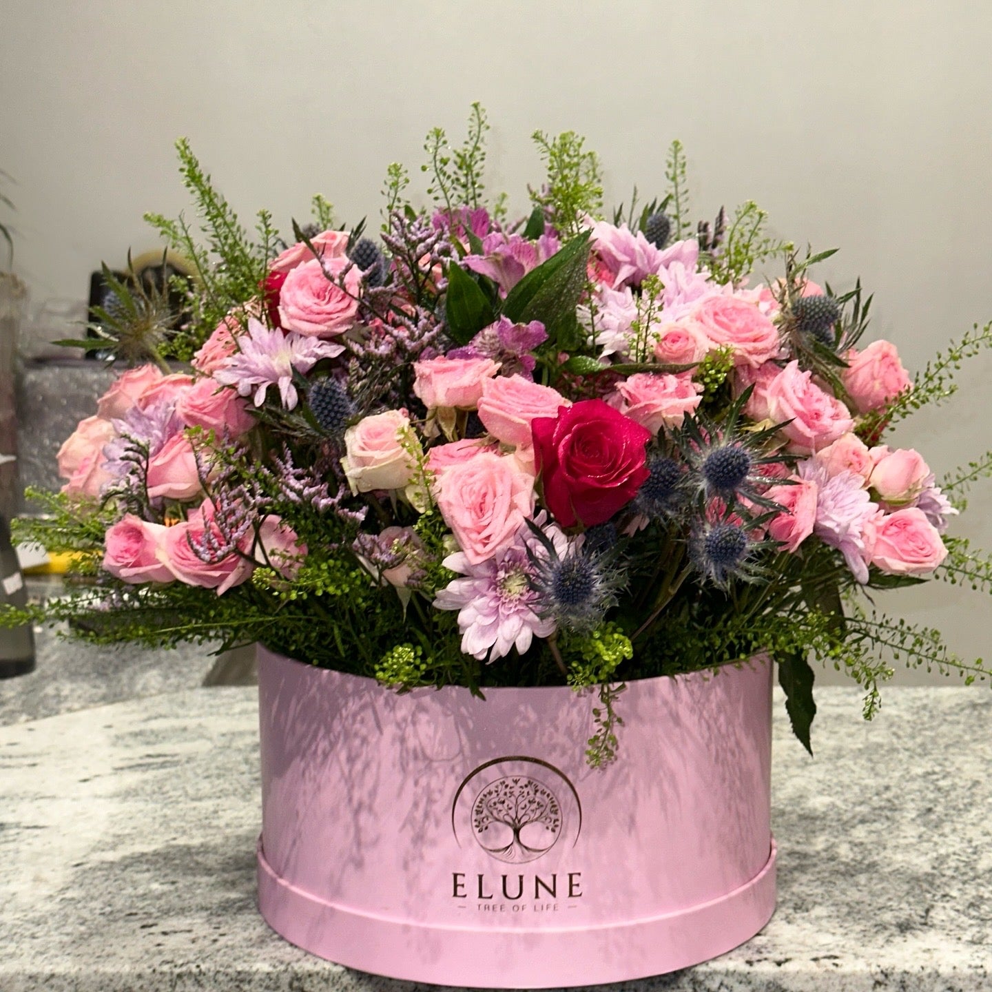 Floral Round Box