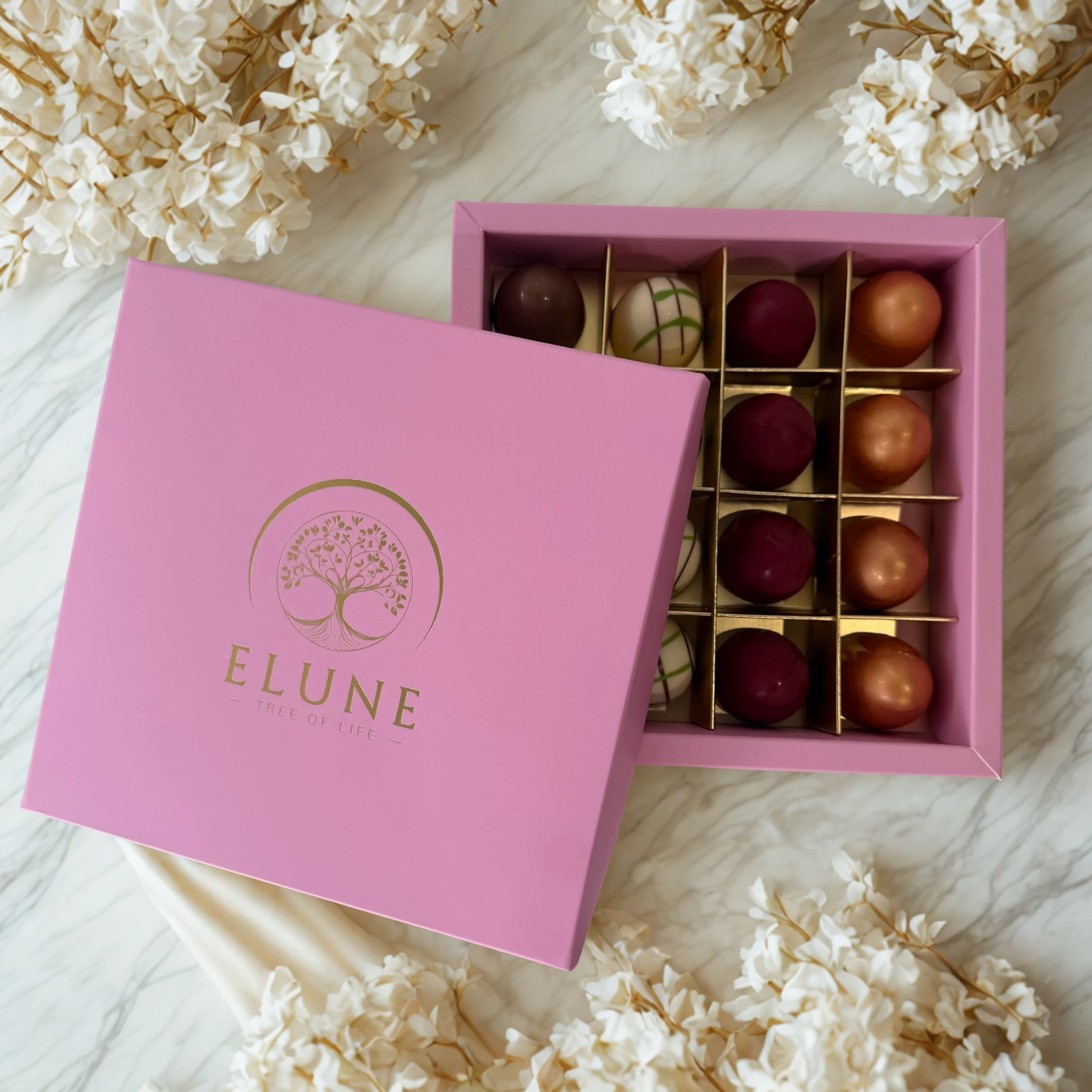 Luxury Chocolate Box By Elune - 16 Pieces